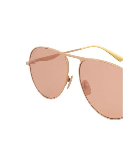 Gucci Pink Pilot Sunglasses for men