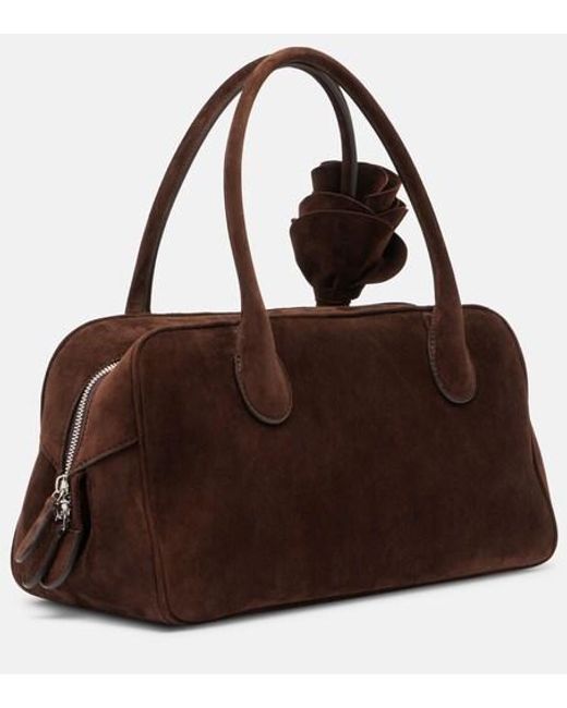 Magda Butrym Brown Brigitte Suede Tote Bag