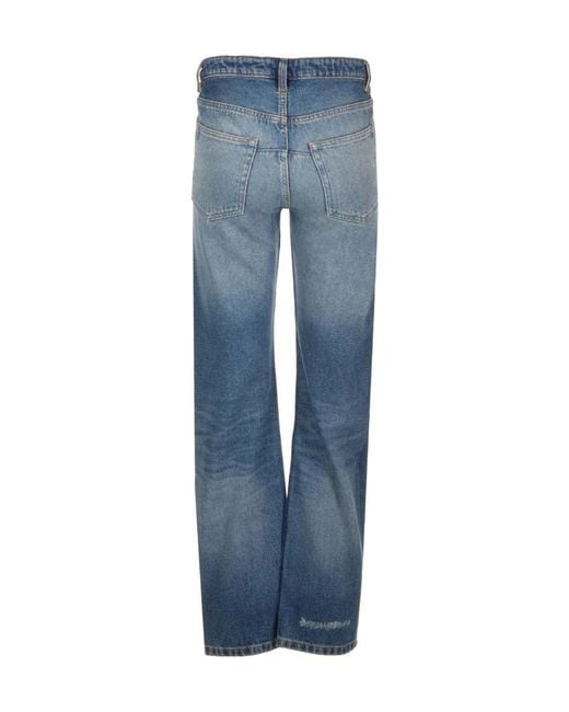 A.P.C. Blue Kylie Straight Leg Jeans