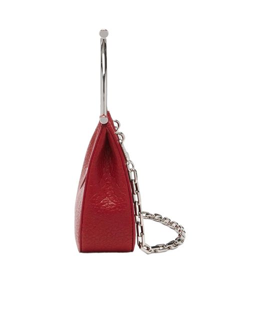 McQueen Red Mini Cross-Bar Tote Bag