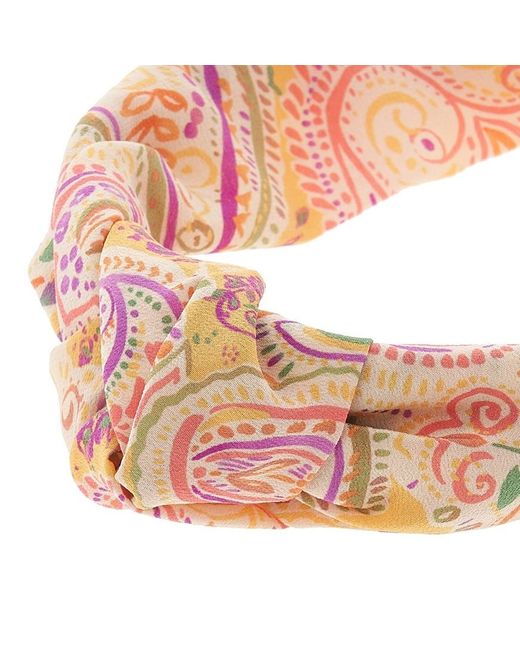 Etro Pink Pattern Printed Hair Accessories