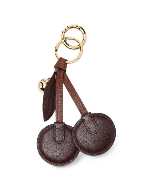Chloé Multicolor Cherry Pattern Keychain