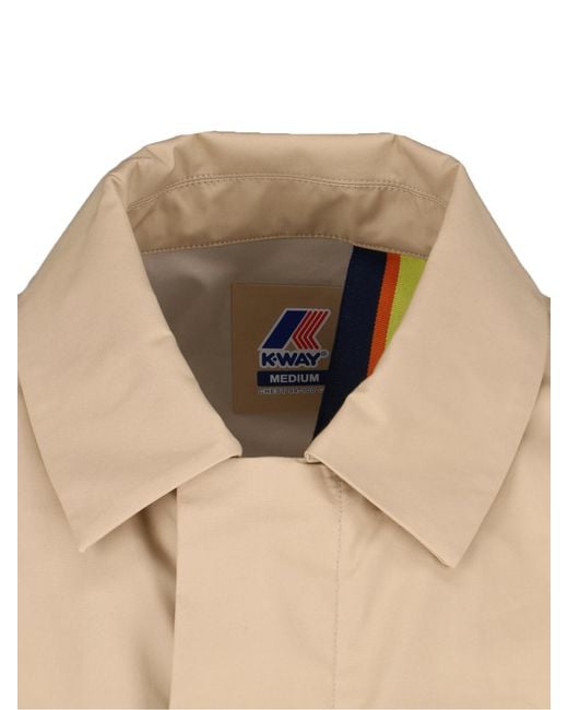 K-Way Natural Three-Layers Poplin Jacket for men