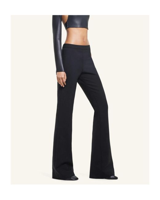 Courreges Black Courrèges Oblique Tailored Flared Pants