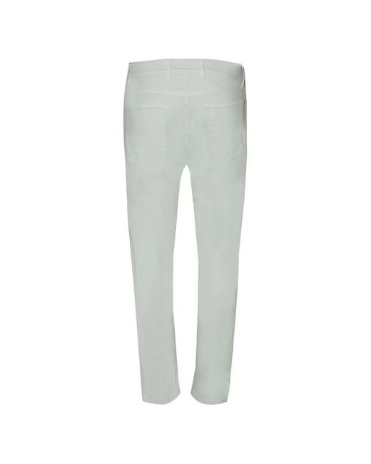 Eleventy Gray Five-Pocket Trousers for men