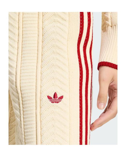 Adidas Originals Natural Sst Wide Leg Trackpant