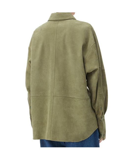 Loewe Green Draped Shirt