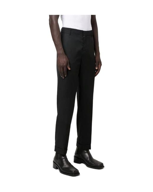 Balmain Black Logo Casual Trousers for men
