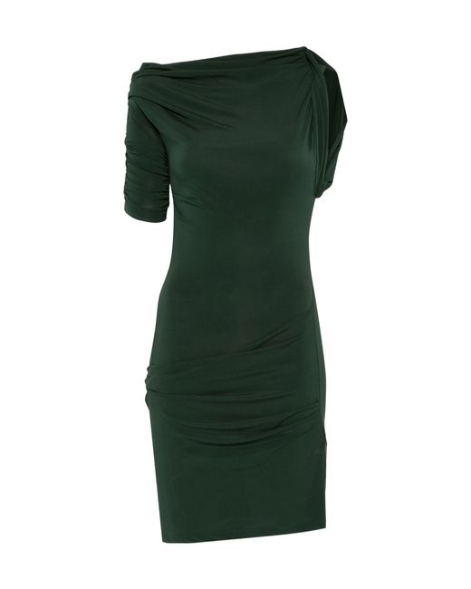 Jacquemus Green Off-Shoulder Dress