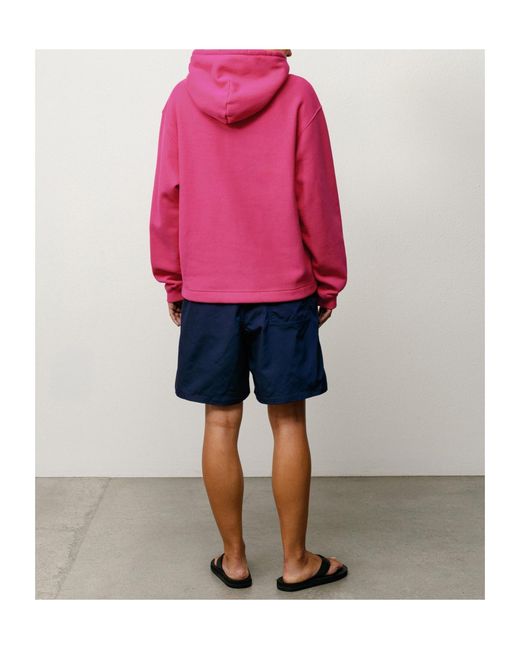 Stussy Pink Oval Pullover Hoodie for men