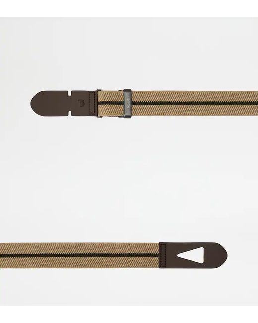 Tod's Brown Greca Belt for men
