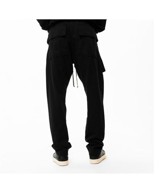 Rick Owens Blue Ds Creatchcargo Cargo Trouser for men