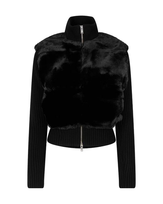Moose Knuckles Black Versatile Knitted Sweater