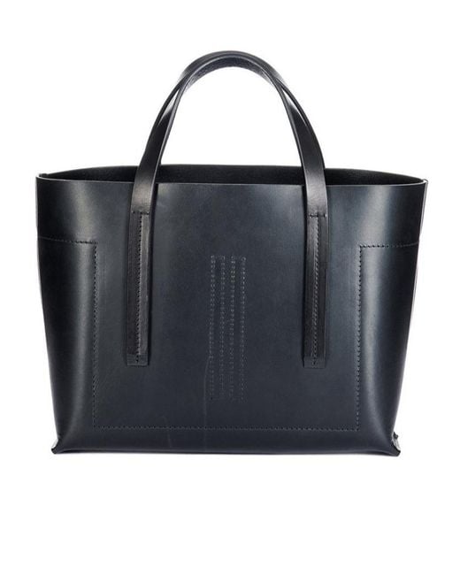 Rick Owens Black Logo Handbag for men