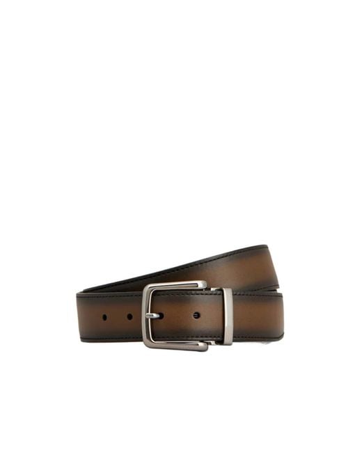 Tod's Brown Adjustable And Reversible Strap for men