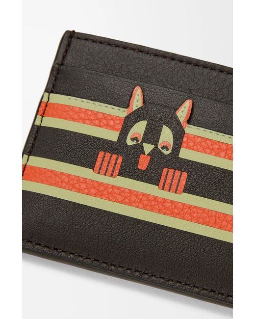 Loewe Multicolor Futurist Cat Plain Cardholder