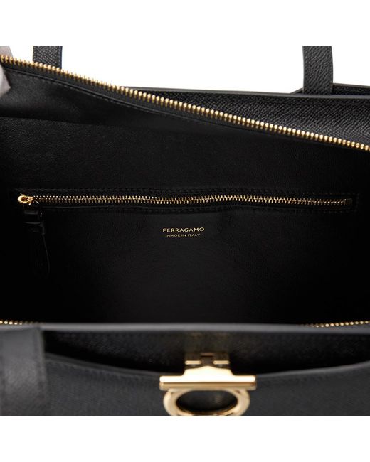 Ferragamo Black Gemini Shoulder Bag