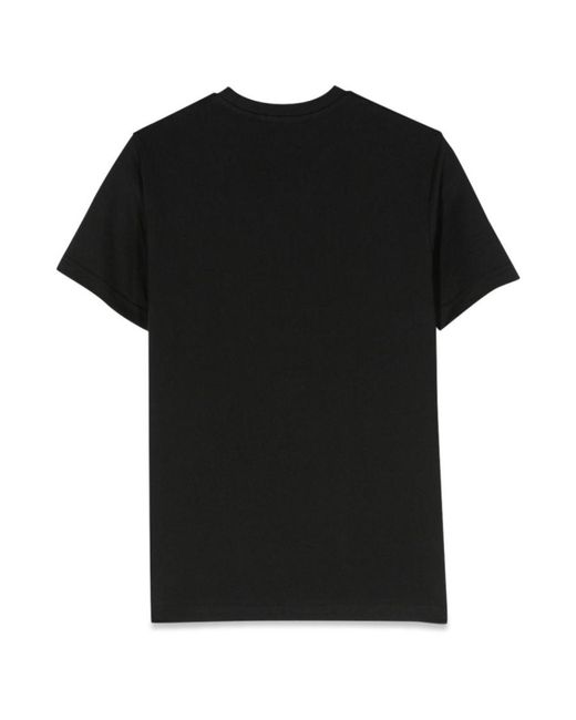 DSquared² Black Graphic-Print Cotton T-Shirt for men
