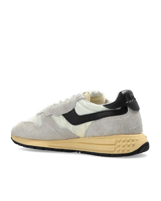 Autry White Reelwind Low-Top Sneakers