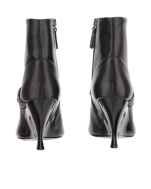 Pinko Black High-Heeled Ankle Boots