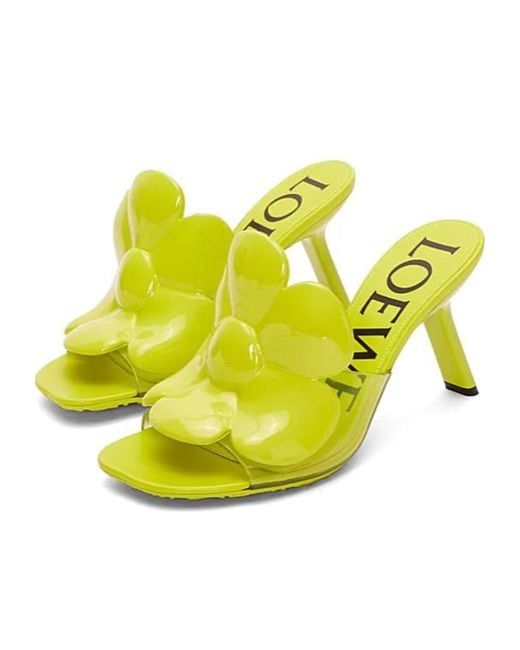 Loewe Yellow Petal Flower Sandal