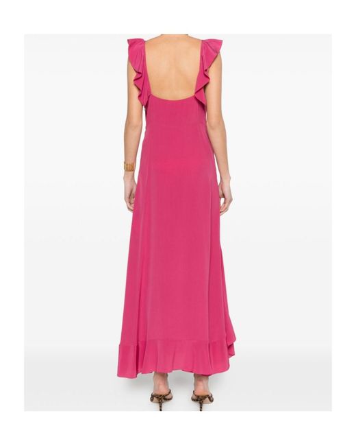 Chloé Pink Chloé Ruffled Dress