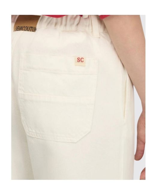 Semicouture Natural Semi Couture Daria Trousers