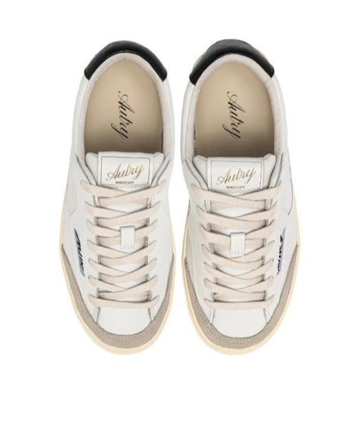 Autry White Windscape Low Sneakers for men