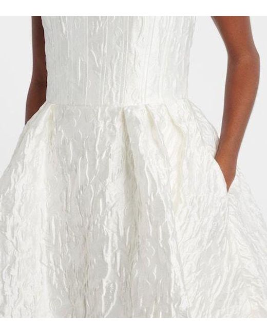 Rebecca Vallance White Bridal Vanilla Dreams Bustier Minidress