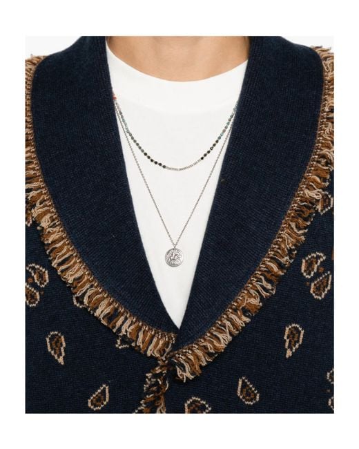 Alanui Blue Cardigans for men