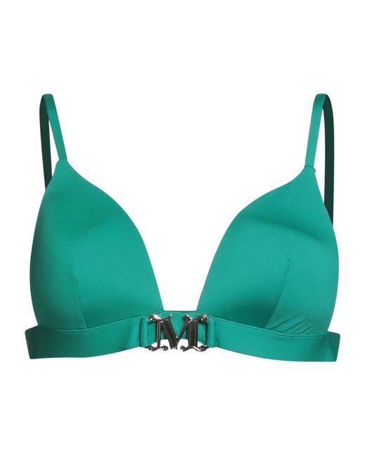 Max Mara Green Triangle Bikini Top