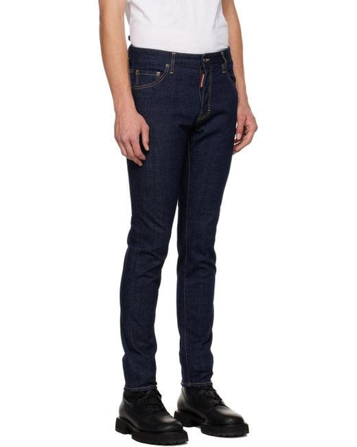 DSquared² Blue Dark Rinse Wash Cool Guy Jeans for men