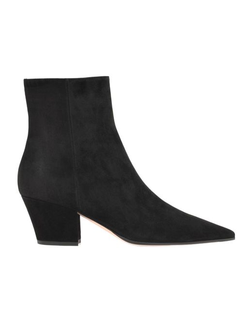 Gianvito Rossi Black Zipper Boots