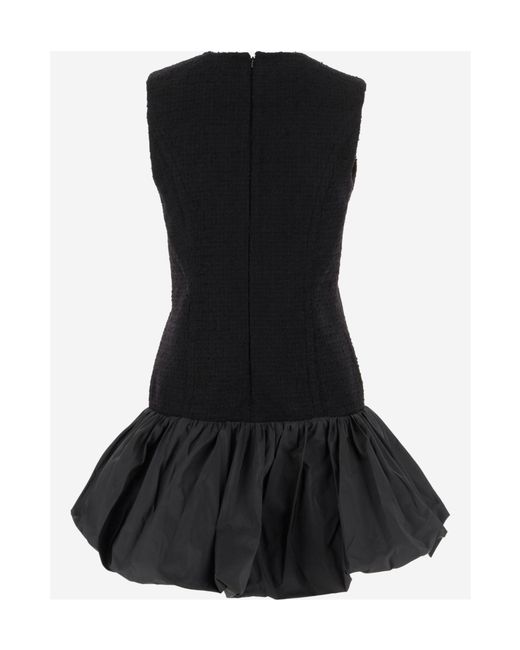 Patou Black Wool Blend Dress