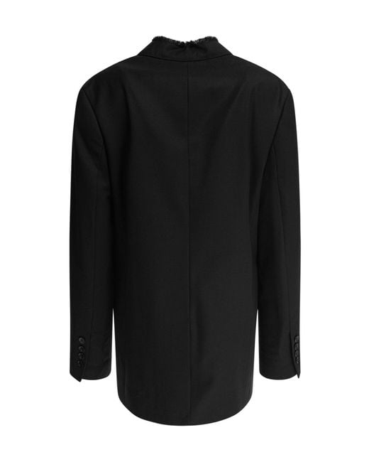 Totême Black Totême Single-Breasted Long Sleeved Blazer