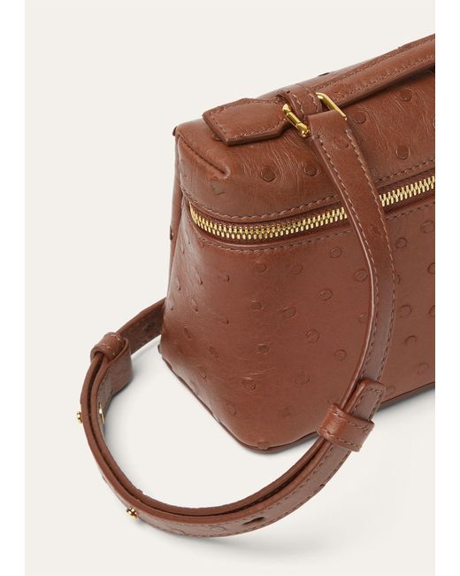 Loro Piana Brown Extra Pocket L19 Shoulder Bag
