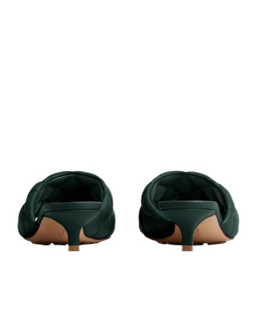 Bottega Veneta Green Quilted Muller Shoes