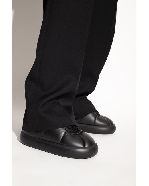 Marni Black Bigfoot 2.0 Padded Lace-Up Sneakers