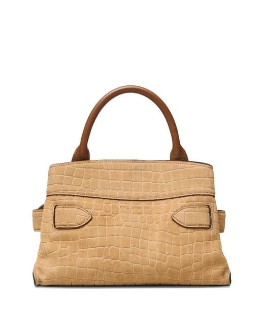 Marc Jacobs Metallic Embossed Dakota Small Satchel Bag