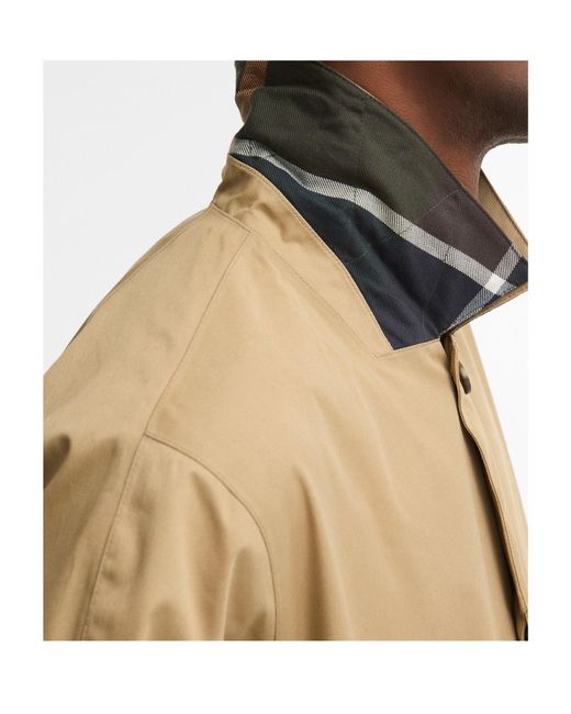 Barbour Natural Single-Breasted Mid-Length Utility Jacket for men