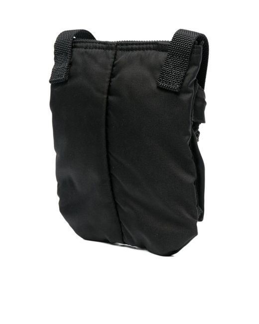 Porter-Yoshida and Co Black Force Small Shoulder Bag for men
