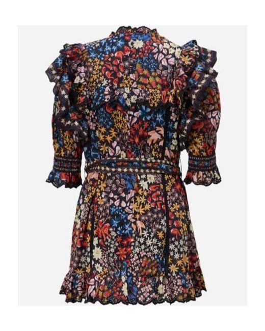 Farm Rio Multicolor Patterned Dress