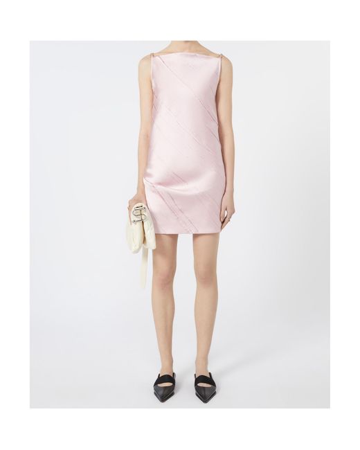 Sportmax Pink Carta Sleeveless Dress