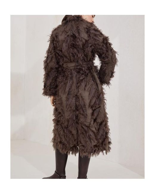 Brunello Cucinelli Brown Single-Breasted Coat