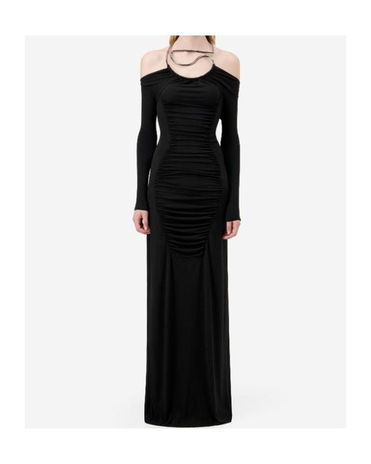 Coperni Black Cut-Out Dress