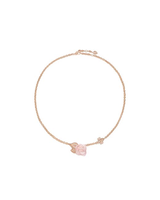 Dior Metallic Rose Pré Catelan Necklace