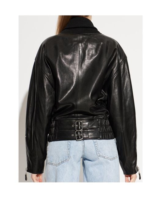 IRO Black Leather Jackets
