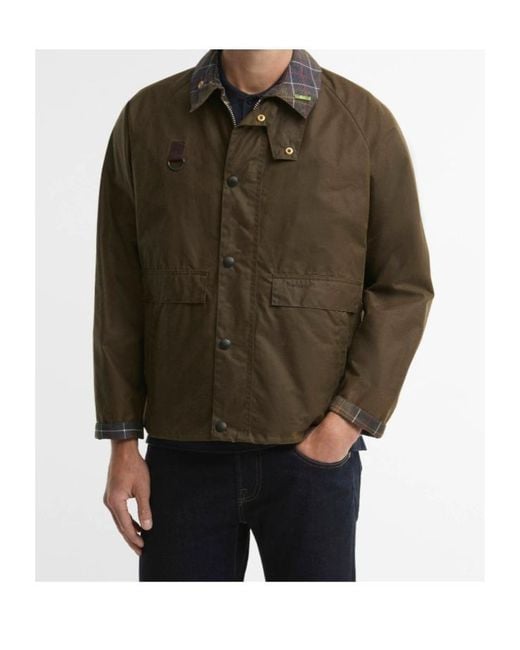 Barbour Brown Icons Spey Waxed Jacket for men