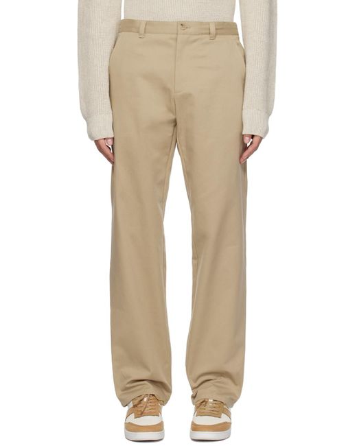 A.P.C. Natural Classic Straight-Leg Pants for men