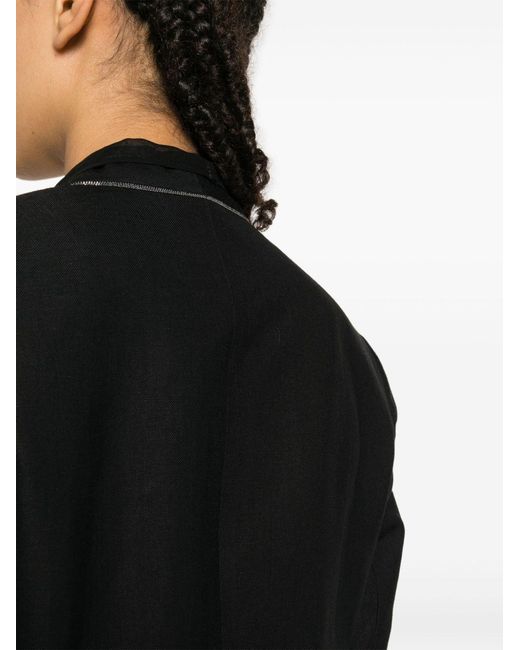 Brunello Cucinelli Black Single Breasted Jacket